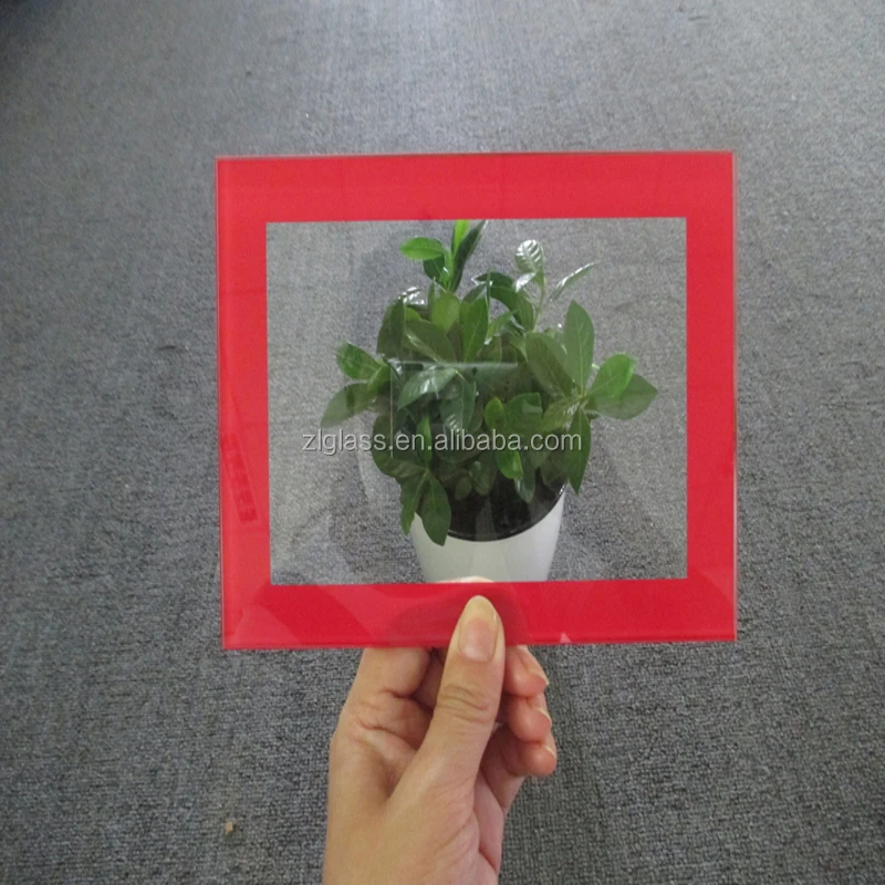 High smoothness aluminosilicate screen printing TV screen glass