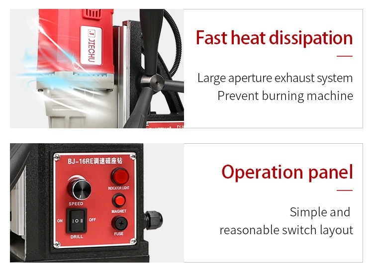 mini portable magnetic core drill metal drilling machine magnet base drill