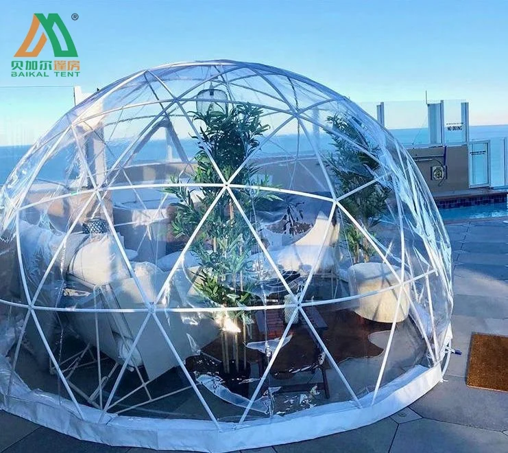 Готов отправить садовый Igloo прозрачный тент для друзей и семейных