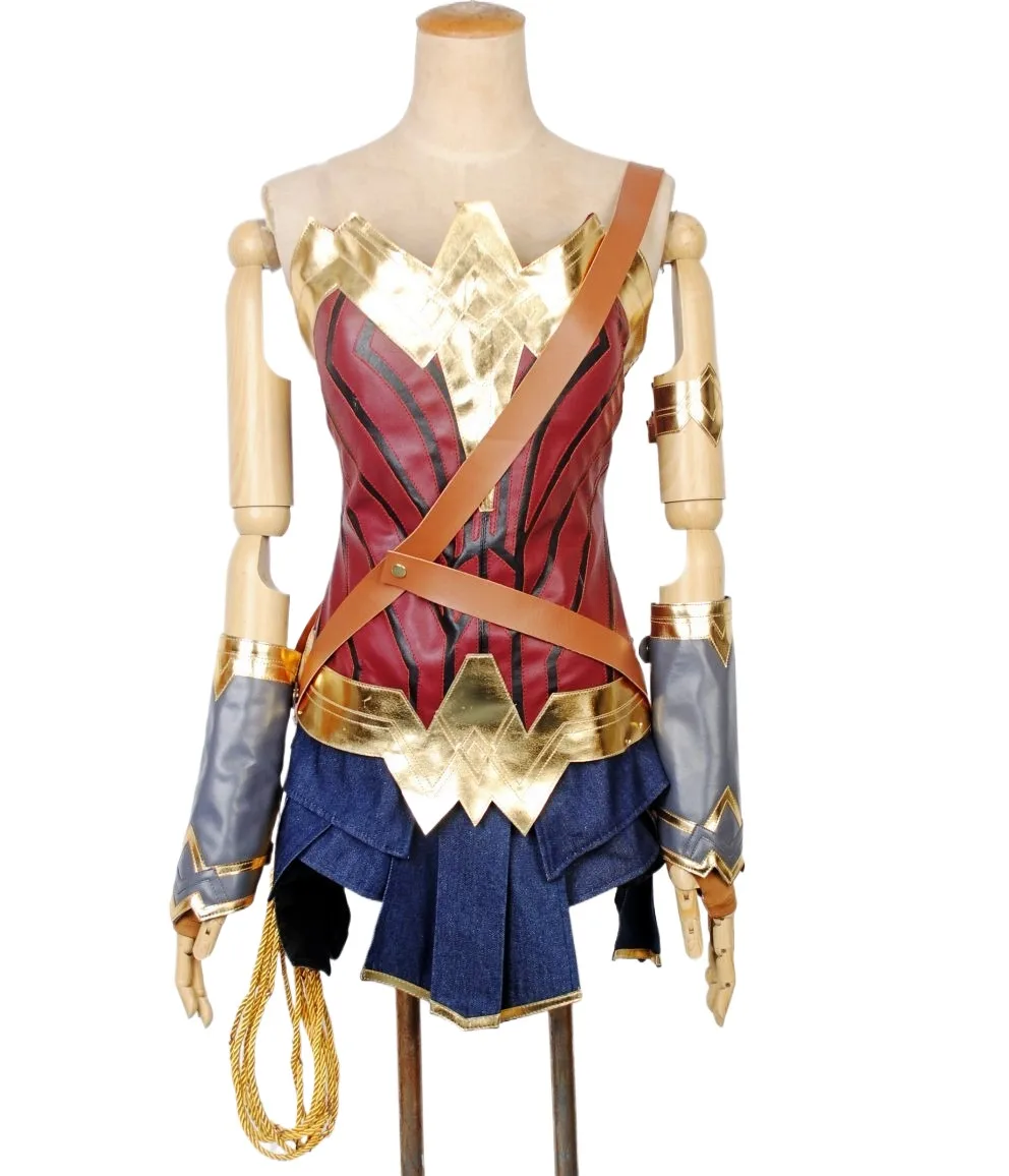 Vs Supermanen Wonder Woman Cosplay Costume for Comic Con and Halloween
