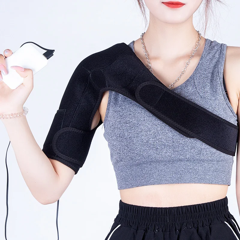 Электрическая нагревательная плечевая Подушка EMAF с usb-зарядкой, удобная нагревательная подушка для плеч с подогревом, поддержка плеч