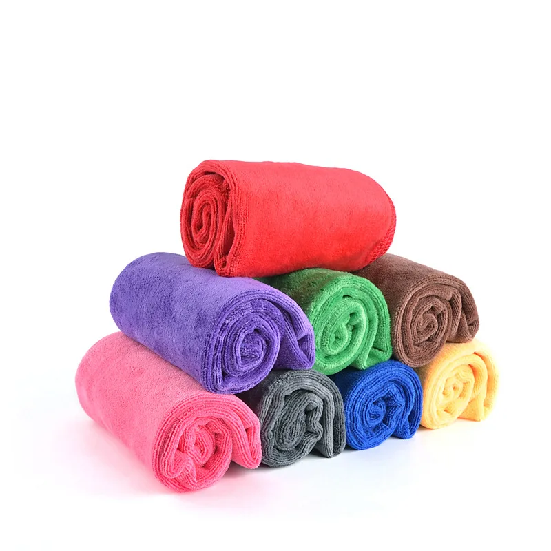 Wholesale car drying microfiber car care cloth car wax towel washing