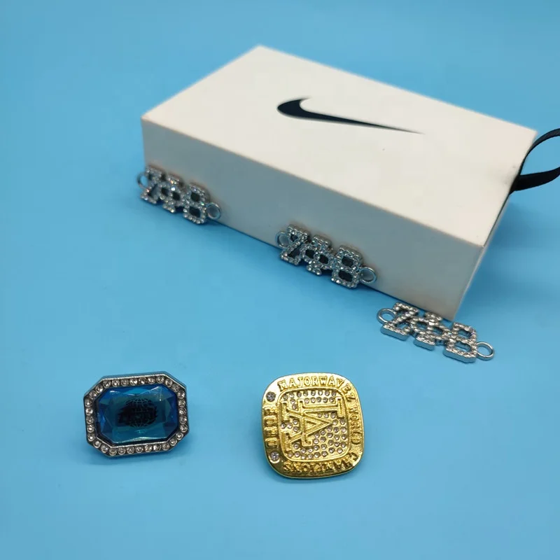 Metal Shoelaces Clips Gold Silver Decorative Shoe Clips Charm Rhinestones Faux Pearl Shoes Accessory for Women Girls DIY Sneaker