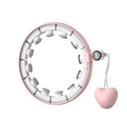 Детские регулируемые умные пластиковые цифровые магнитные светодиодные кольца Hula-Кольца Для Взрослых Фитнес умные Утяжеленные кольца Hula 2021