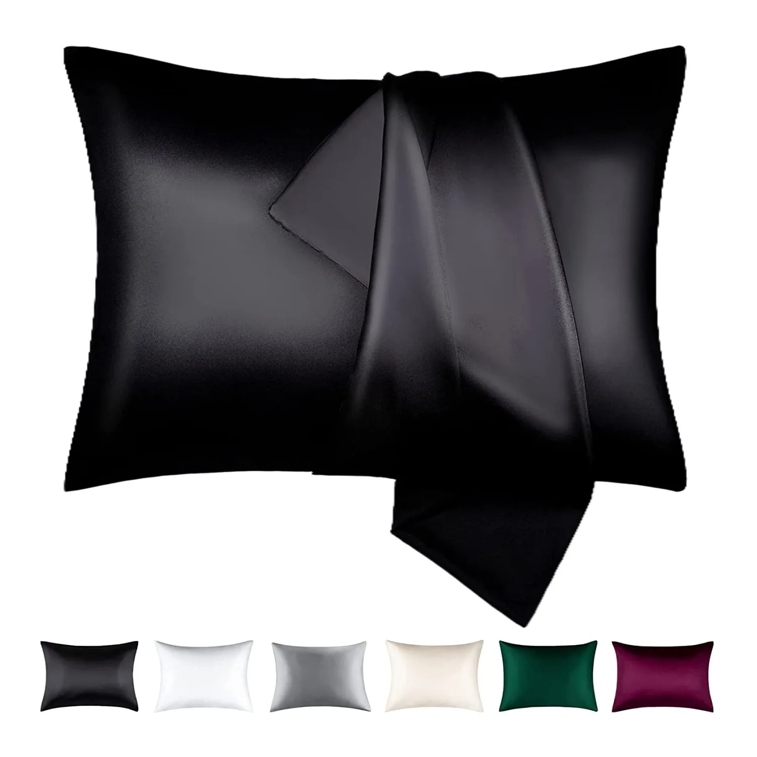 22MM Highest 6A grade 100% Mulberry Silk Pillowcase, certificated silk pillow case customizable