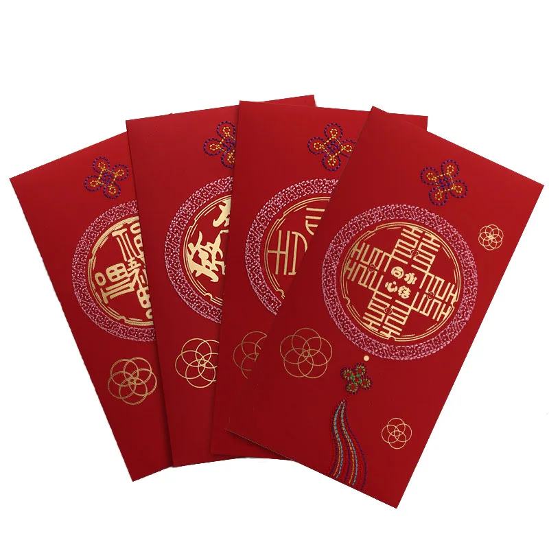 2022 китайский новогодний конверт для денег Hongbao красный пакет сумка на