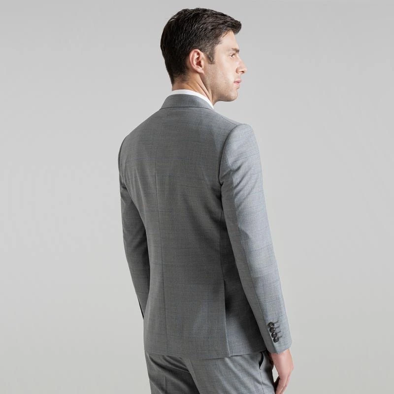 wholesale custom fabrics contrast jacket Italian wool men suit Single Breasted man suit