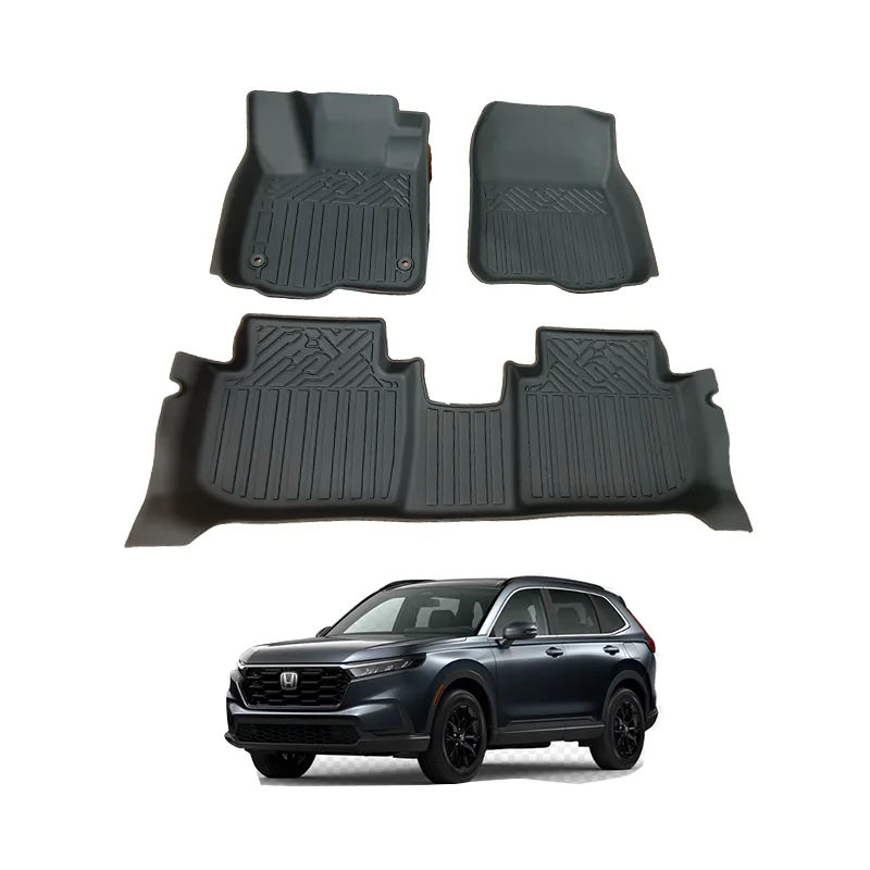 Hot Sale Tpe Material Carpeted Floor Mats For Cars Car Accessories for CRV-2023-2024
