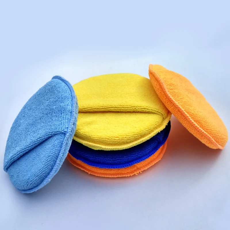 Microfiber Car Wash Sponge Wax Pad