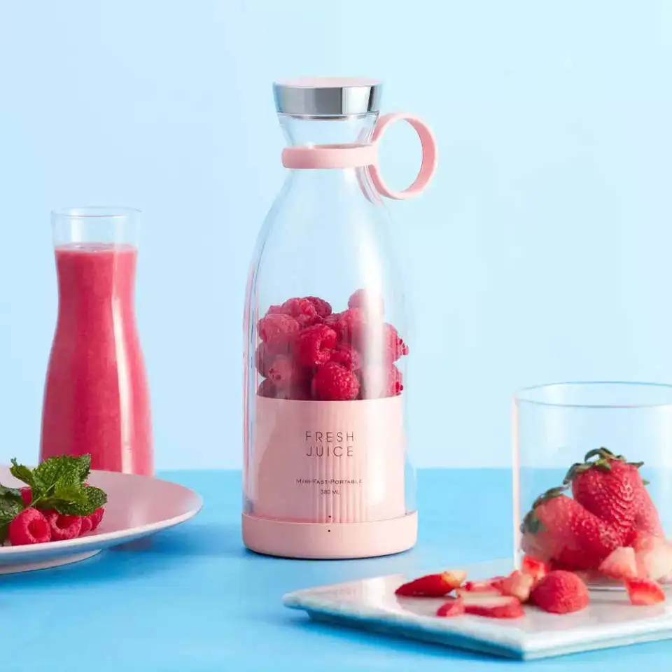 New Arrivals 350ml USB Rechargeable Portable Electric Mini Juicer Blender