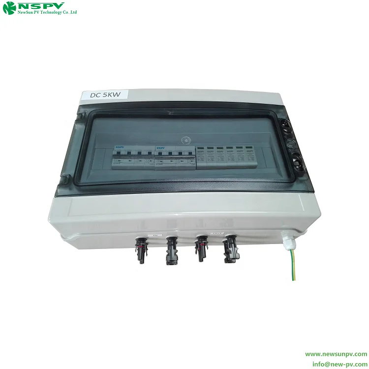 DC AC 20A 15A 2Kw 5Kw 10Kw Solar Pv Combiner Box Solar String Box