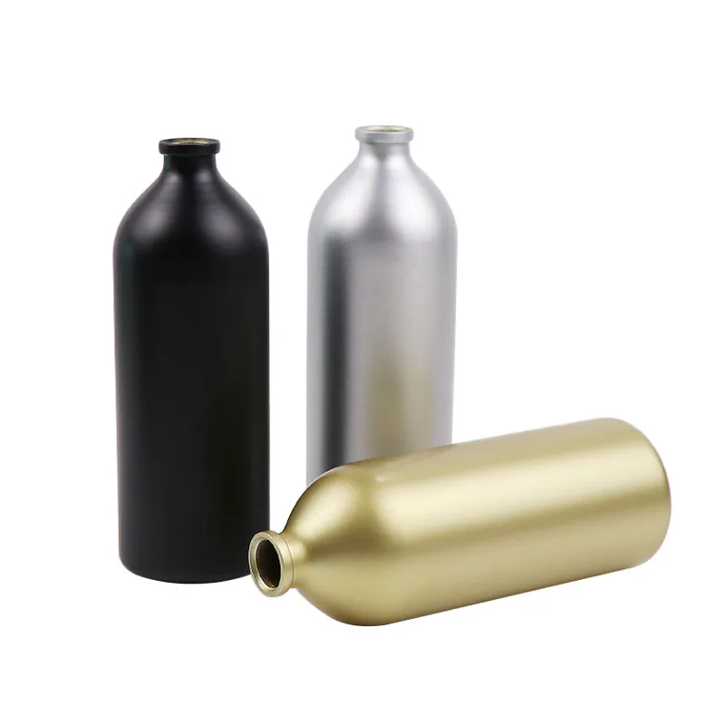 Wholesale 100ml 150ml 200ml 250ml aluminum bottle for empty cosmetic packing