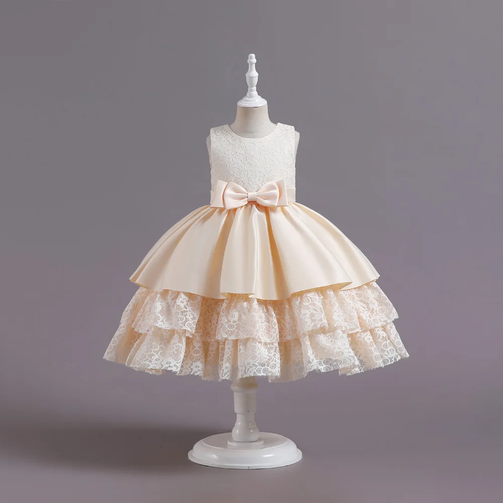 Розовые/белые/красные платья принцессы для малышей нарядное платье детское маленьких девочек на день рождения наряд