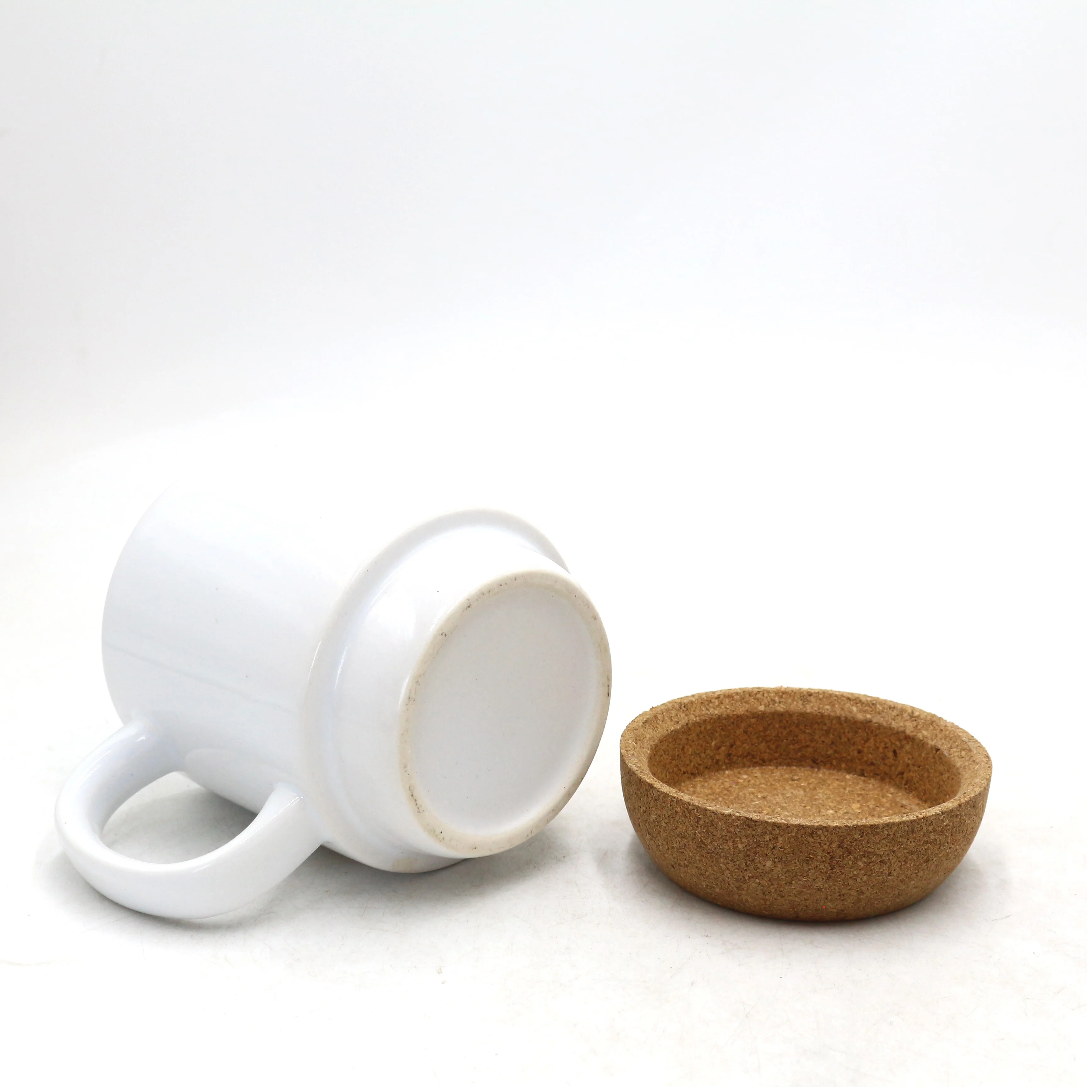 Customizable Cork-Base Java Mug