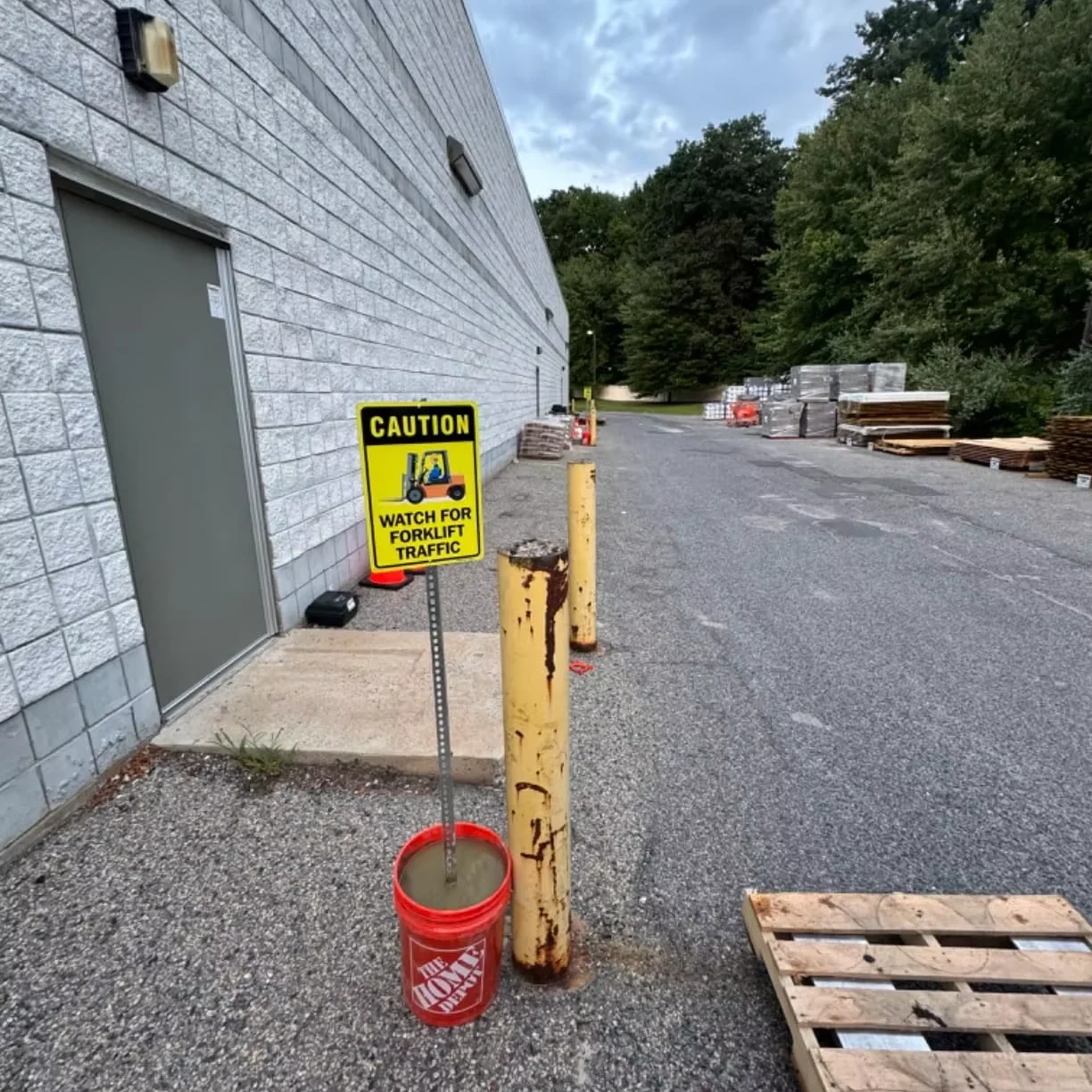 Securun 2024 Watch For Forklift Traffic Sign Reflective Coated Aluminum Sign Warning Signs For Safety
