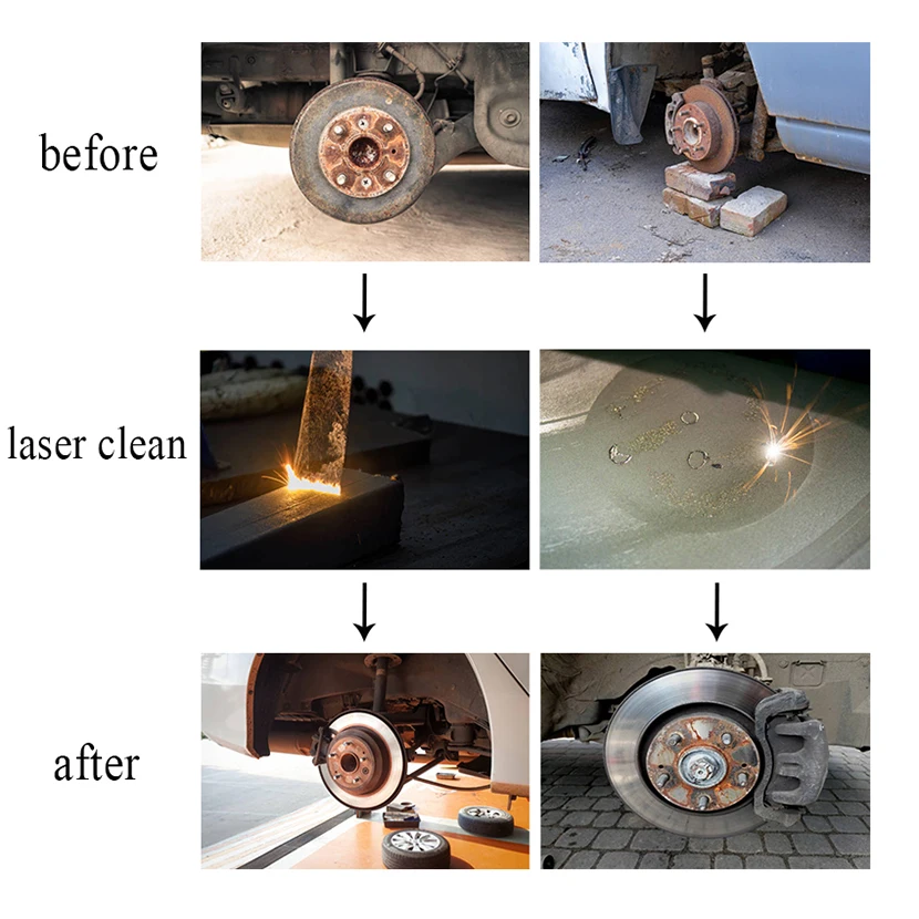 Low Price 2000w laser cleaning machine laser cleaning inox laser rust removal chassis for Metal Surface