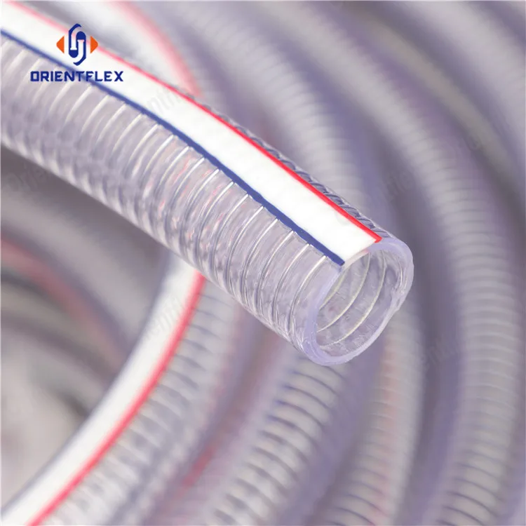 PVC Steel Wire Hose Flexible Transparent Hose In Oilfield