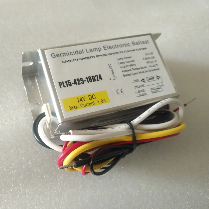 4w 6w 8w 10w UV lamp driver  electronic choke DC24v disinfection lamp ballast