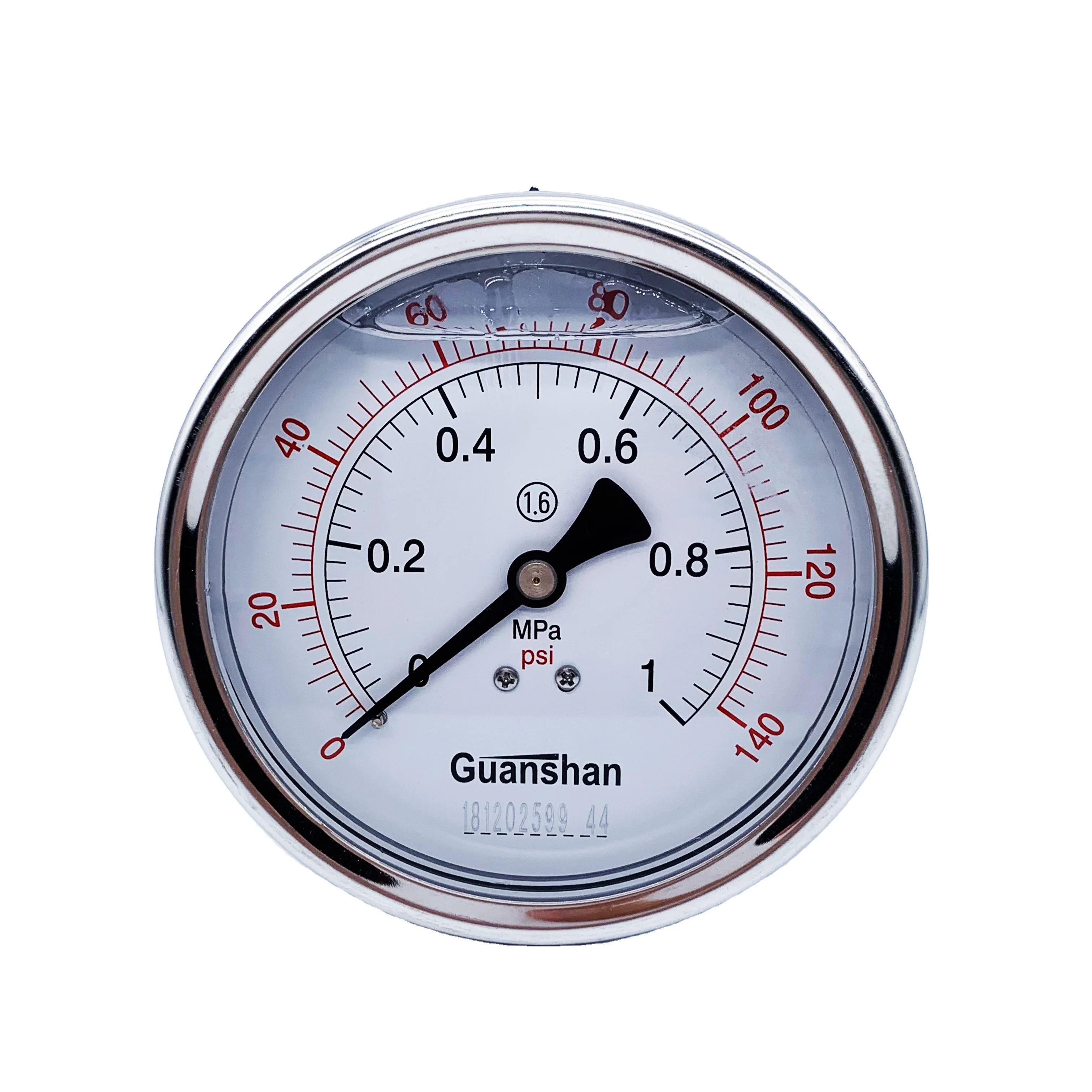 air manometer pressure gauge Scale range Air Compressor Hydraulic Pressure temperature controller oil pressure gauge