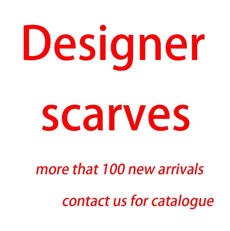 2022 New Arrivals High Quality Designer Scarves Women Designer Scarf Famous Brand