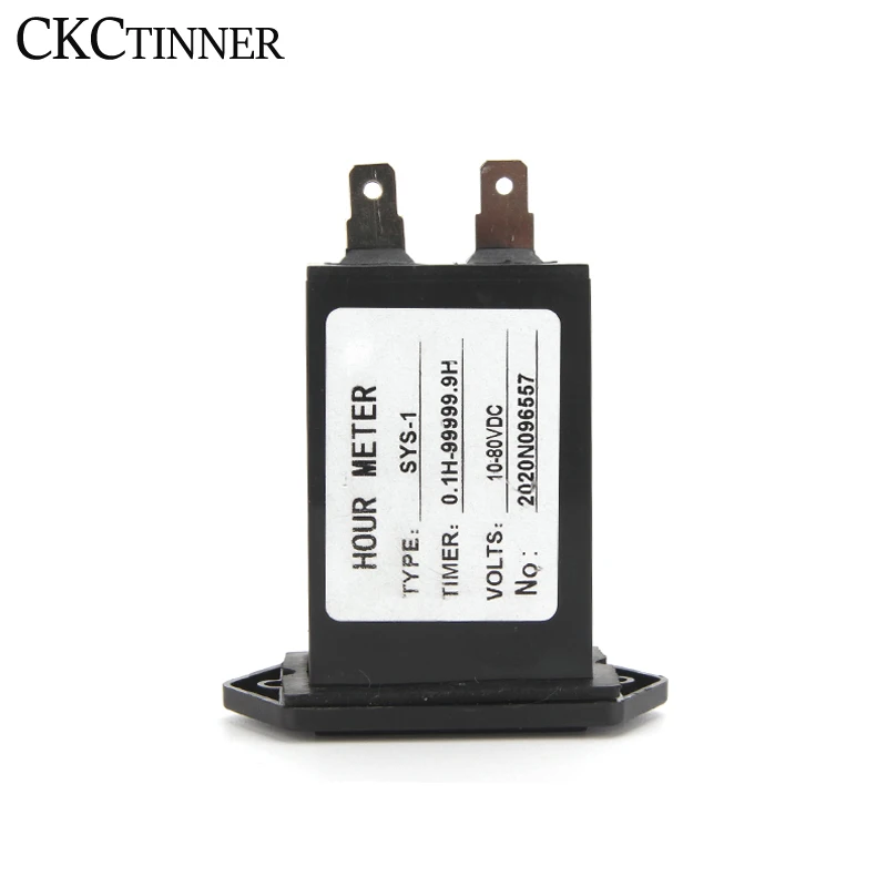 SYS-1 6 цифр DC 10-80V AC 100-250 В час метр цифровой промышленный полный Герметичный кварцевые таймер счетчик механический моточасов