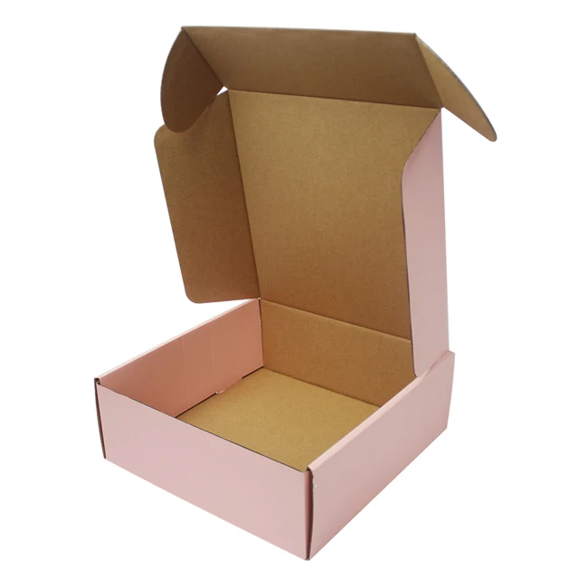Recycled beauty cosmetics packaging mail box mailer shipping boxes with custom logo