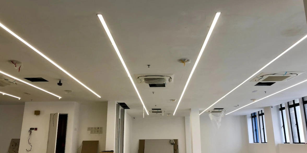 SDW12040A Opal Diffuser Aluminum Profile Surface and Recessed LED Ceiling Light 120x40mm