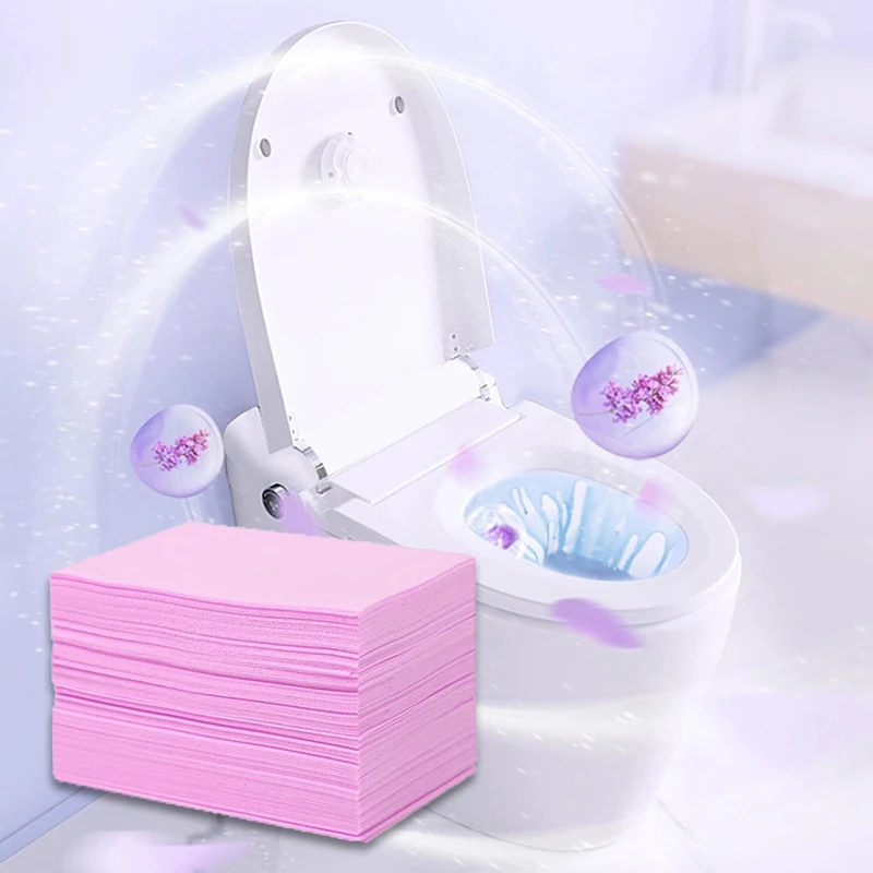 Toilet Cleaner Non-Toxic Concentrated Dissolving Sheets Plastic-Free Cleaning Strips