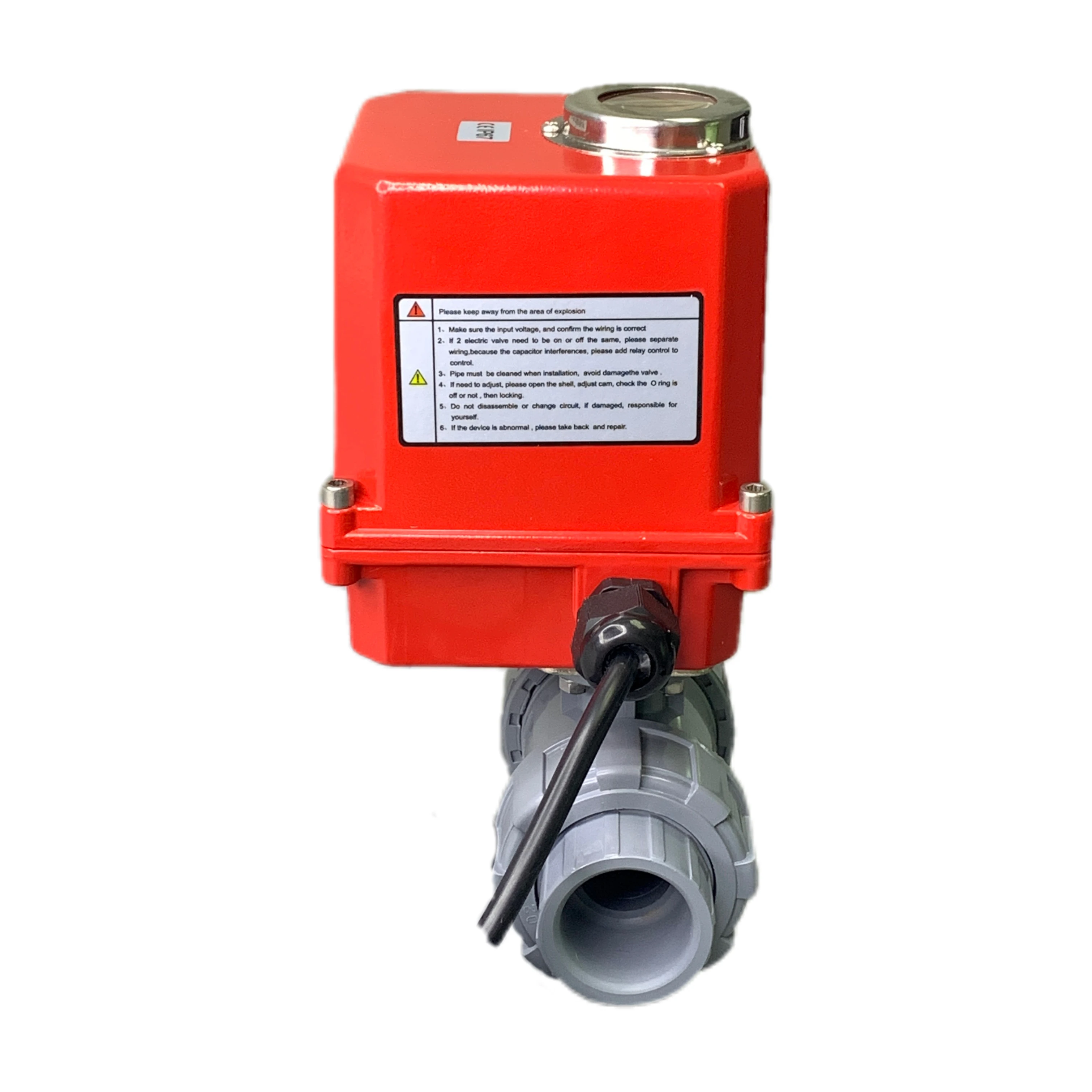 Toyi Proportional Control Valve Electric Ball Valve 1 Second Open/Close UPVC Brass Stainless Steel Water Media OEM Customization