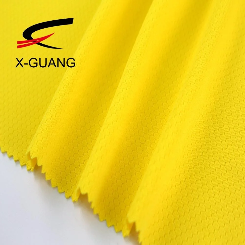 Hot Sale Dry Fit Hexagon Mesh Fabric For Sportswear T shirt