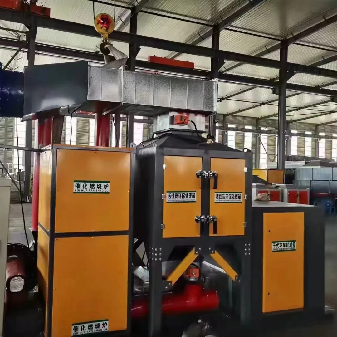 large air volume exhaust gas VOCs treatment technology activated carbon adsorption desorption catalytic combustion system