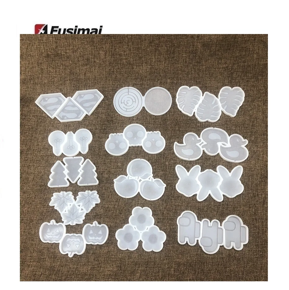 Lollipop Mold Halloween Christmas Silicone Banana Flower Superman Rabbit Fruit Candy Mold