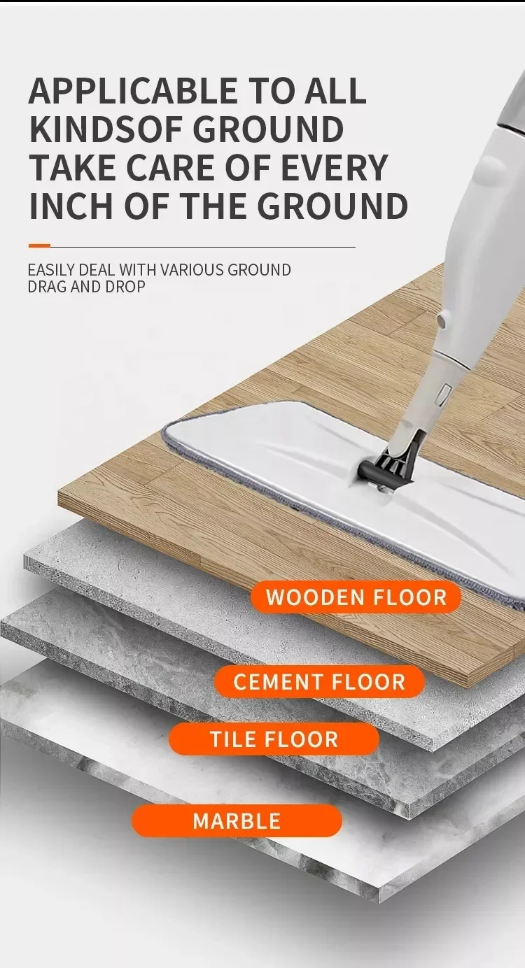 360 magic household easy handheld water microfiber hot selling spray mop with sprayer mop