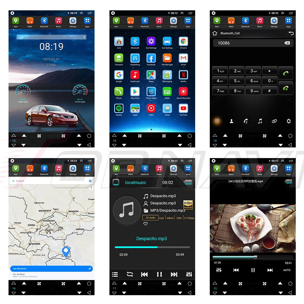9.7 inch For Toyota RAV4 2014  2015 2016 2017 2018 Tesla style screen Car Radio Multimedia Video Player Navigation GPS Android