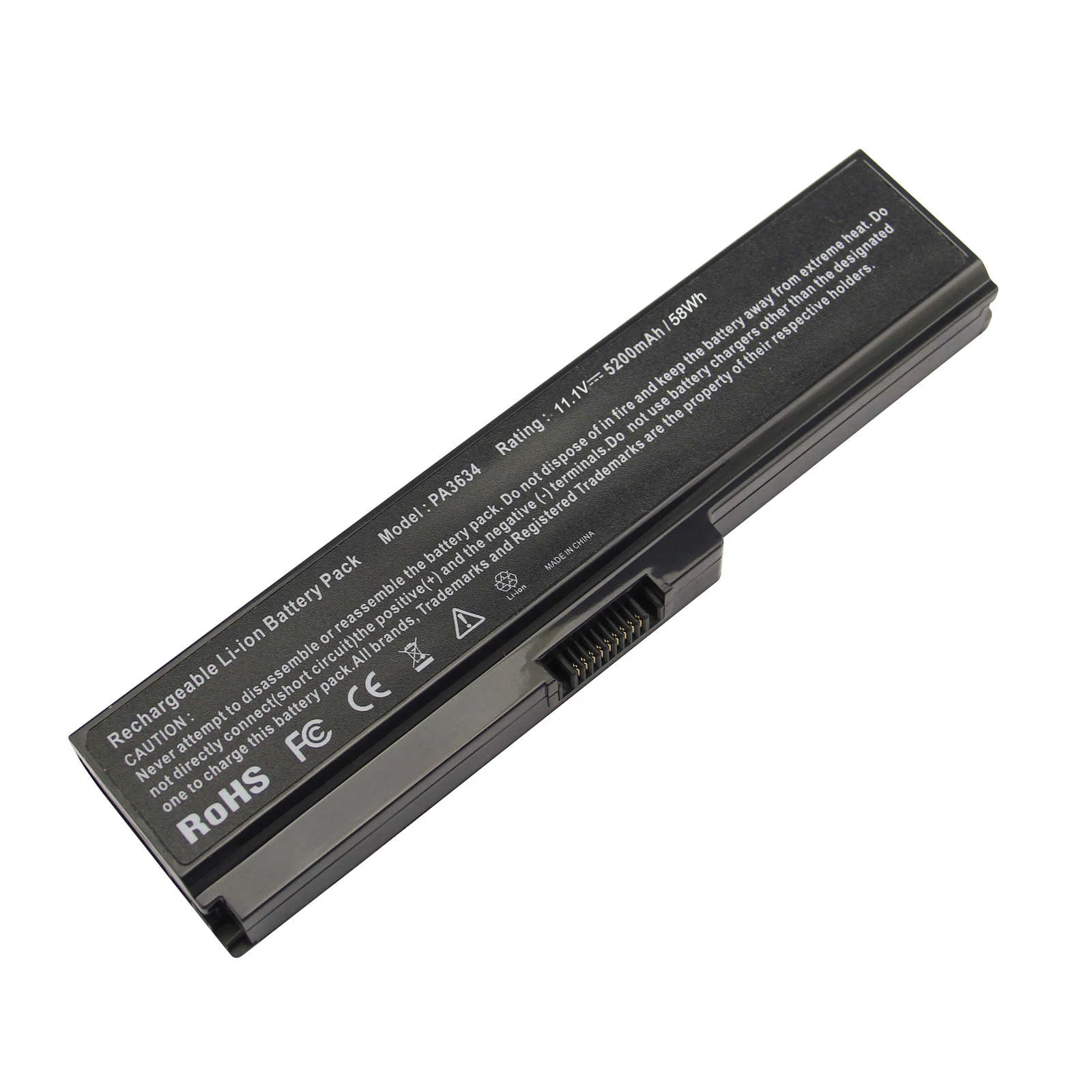 PA3817U Laptop Battery For Toshiba Satellite L645 L655 L700 L730 L750 L755 PA3817U-1BRS PA3818U-1B Rechargeable Notebook Battery