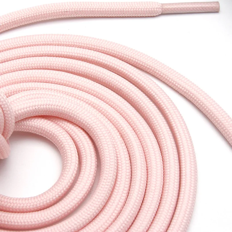 OEM custom polyester cord colored Round draw cords hoodie string rope drawstring drawcord for cloth with metal tips