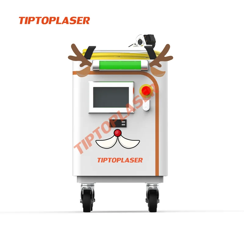 TIPTOPLASER 200 Вт 300 водяное охлаждение импульсный лазерный очиститель Ватт 500 для масляной краски портативный