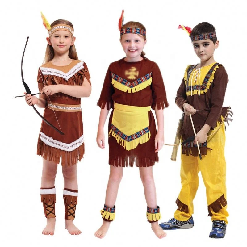 Костюм индийской принцессы на Хэллоуин для девочек Pocahontas Huntress Purim piry Party Mardi Gras маскарадный костюм