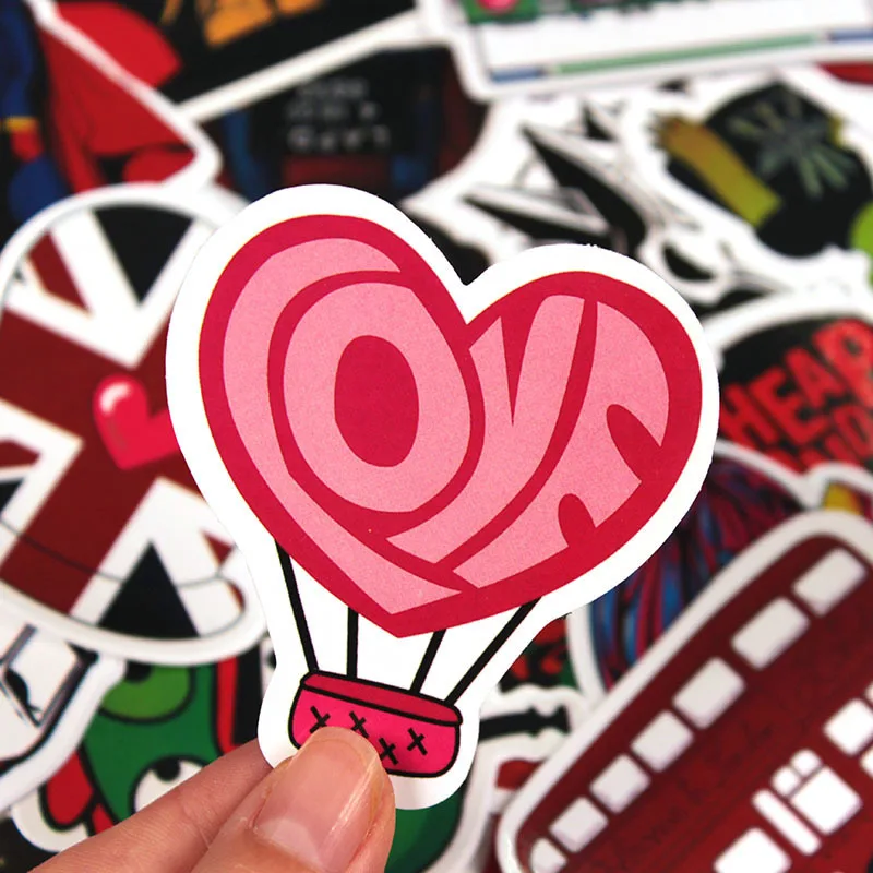 Factory Waterproof Printing Logo Packaging Gloss Vinyl Holographic Customized Die Cut Sticker