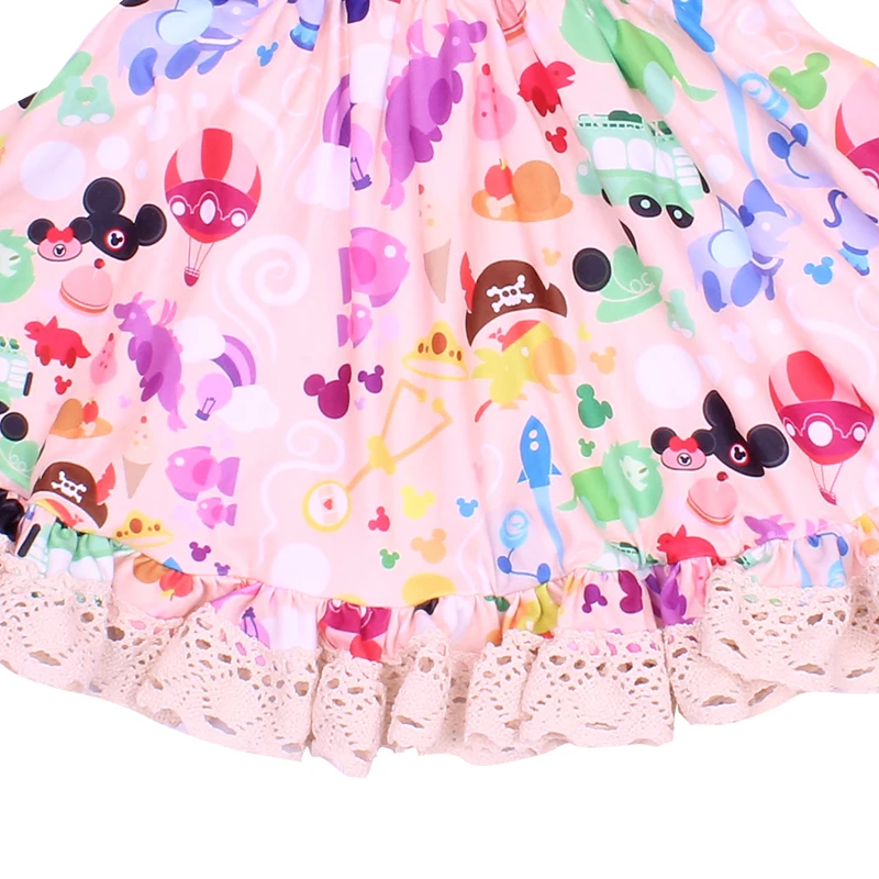 valentines day little girl clothes simple baby girl frock design with lace balloon prints girl twirl dress toddler pretty skirts