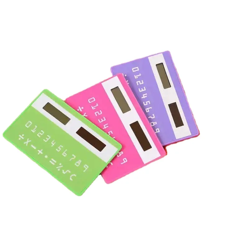 Source factory wholesale multicolor rectangular double row solar card