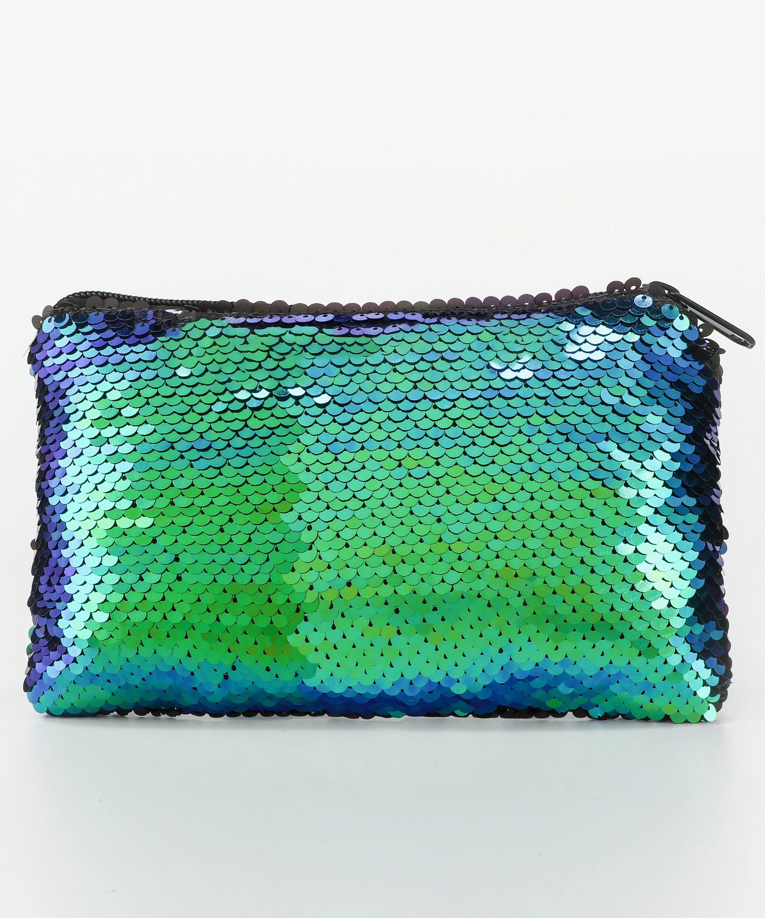 Wholesale Pencil Case Office School Zipper Shining Glitter Pencil Bag Fashion Sequin Pencil Case With Fluffy Ball