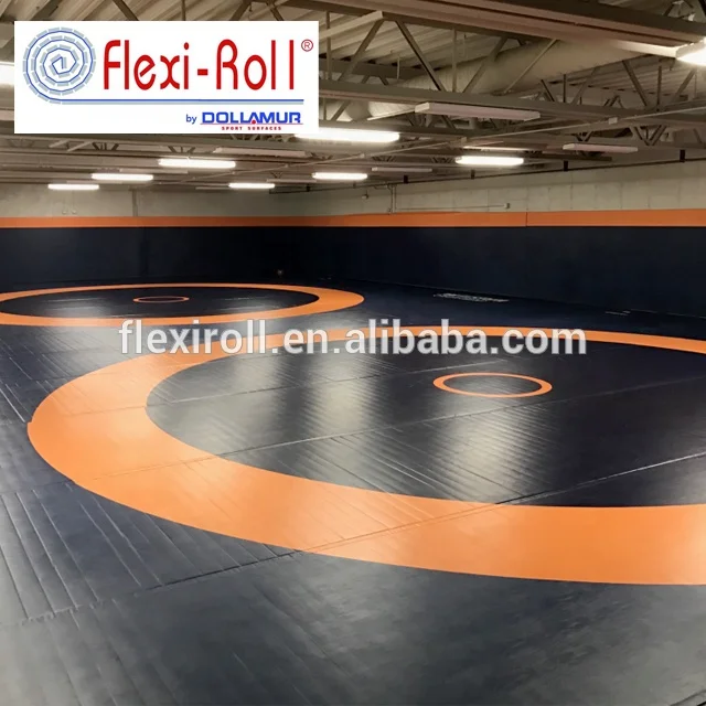 Dollamur Flexi-Roll BJJ/Jiujitsu/Pillar Wall Mat Tatami Vinyl Smooth Vinyl Wrestling 5.5CM Thickness Mat With Customize Logo