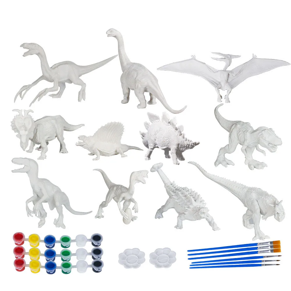 New DIY Painting Dinosaur Kits 3D Painting Dinosaur For Kids