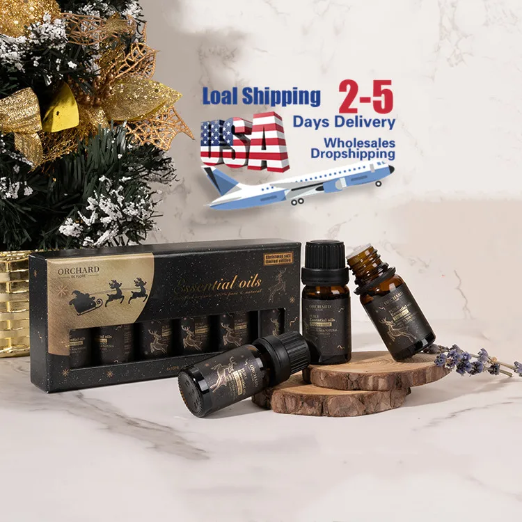 2022 Wholesale Luxury Christmas Gift Box 100% Natural Lavender Essential Oil Organic Set