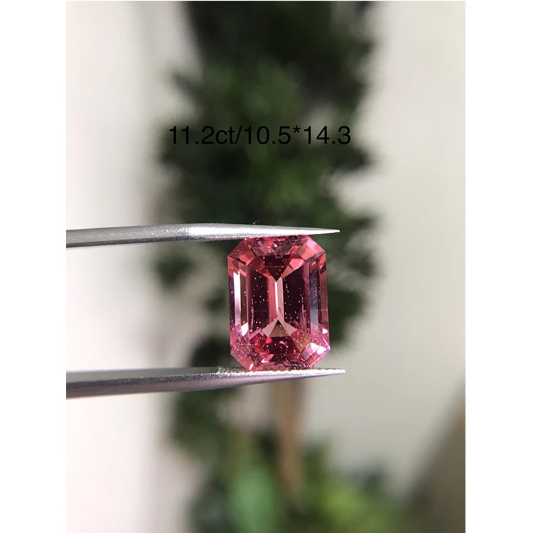 Wholesale Price Radiant Cut Lab Gemstones 7*9mm Radiant Pink Sapphire Lab Grown Pink Sapphire