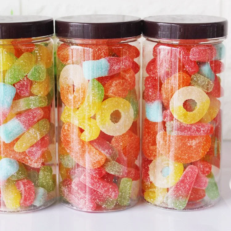Wholesale Chinese Snacks Assorted Gummy Candy Halal Gummies Sweets OEM Fruity Sour Confectionery Exotic Soft Candies 250g