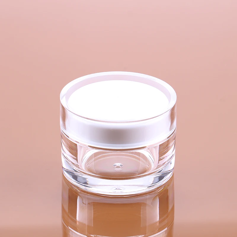 5g 10g 15g 30g 50g black inner acrylic bottles wholesale color gel acrylic containers jar cream for nail polish