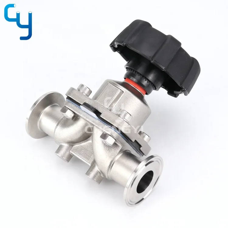 Stainless steel sanitary diaphragm valve DN6-DN125