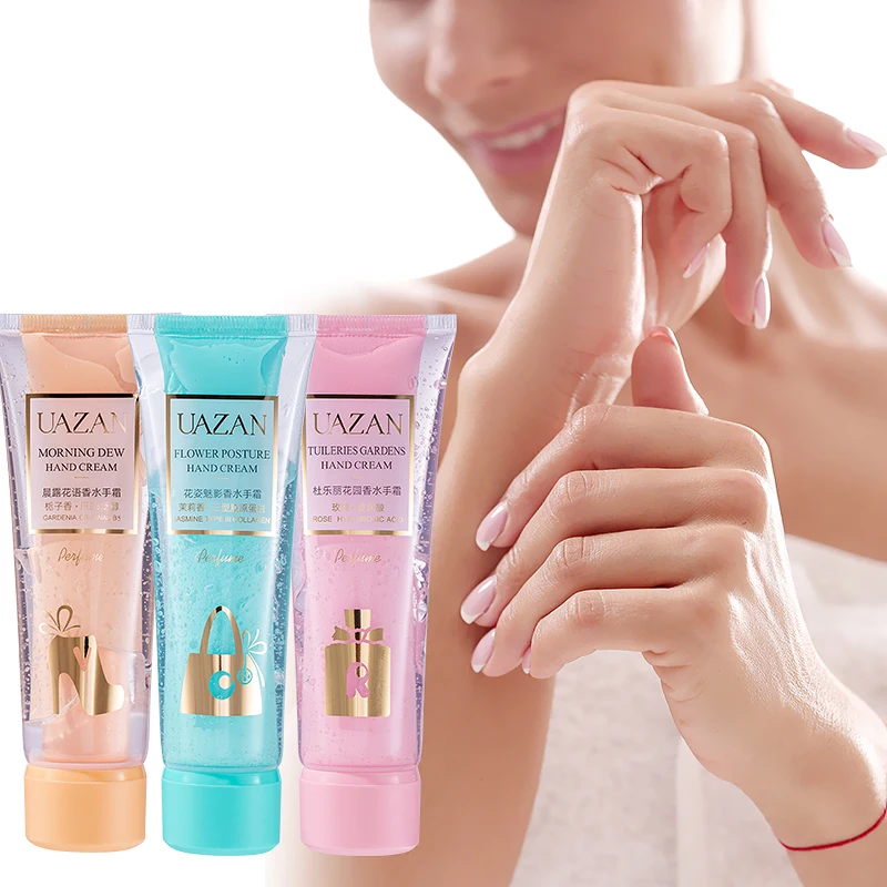 Private Label Best Natural Organic Halal Antifreeze Cracking Gardenia perfume Whitening Hand Cream Lotion